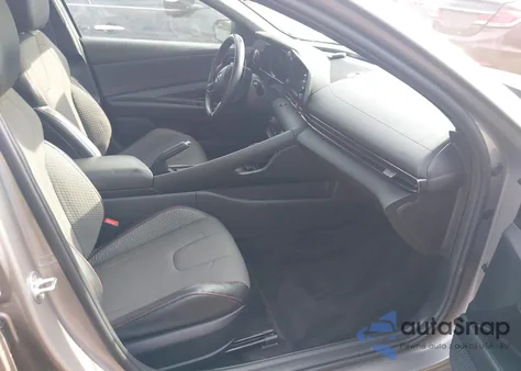 2022 Hyundai Elantra N Line z USA, uszkodzony, nr VIN KMHLR4AF5NU245224